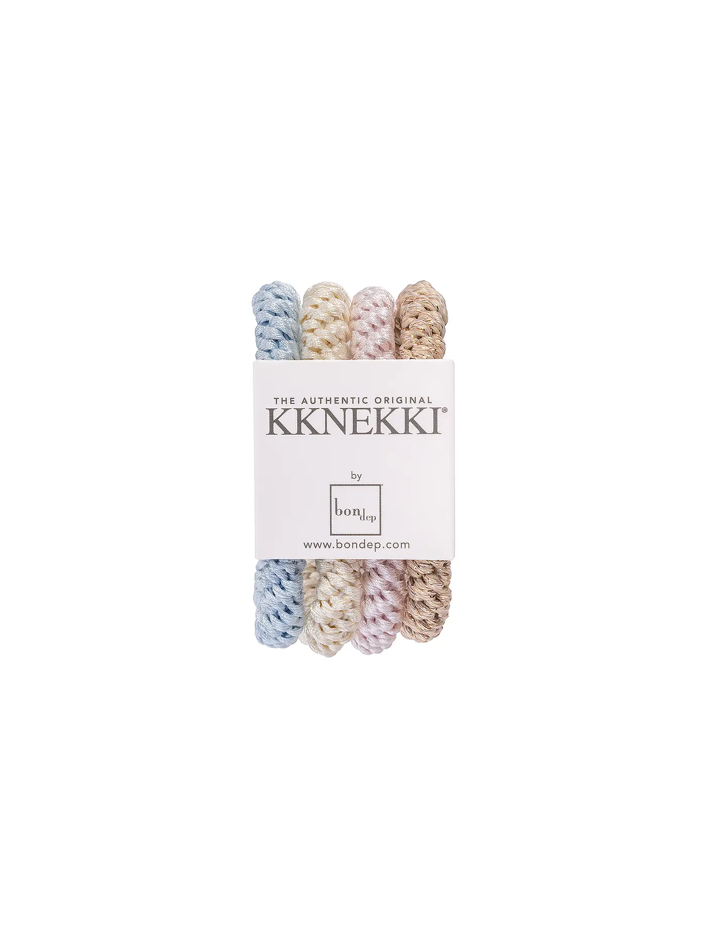 KKNEKKI | Haargummi 4er Pkg BUNDLE 13 | beige